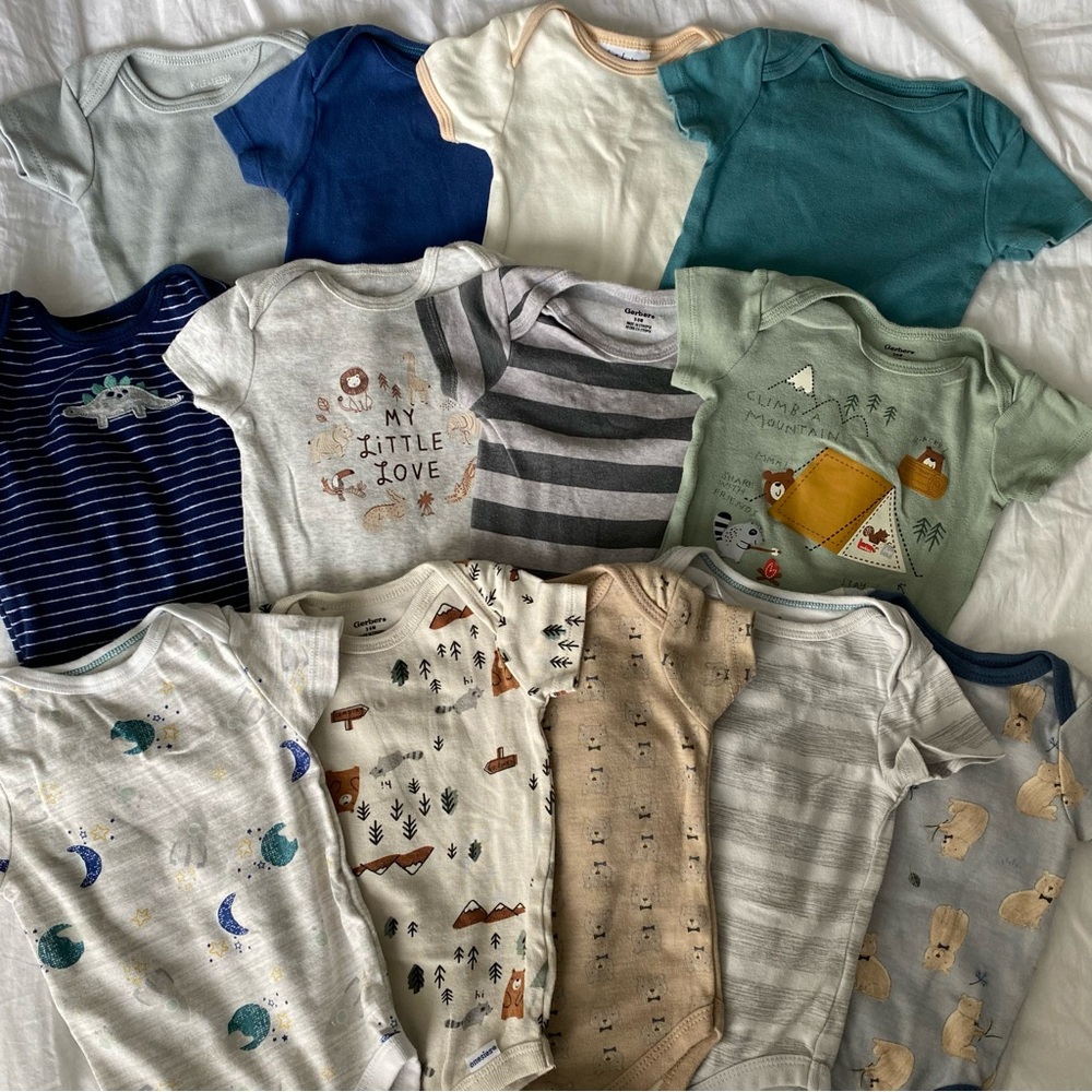 Baby Boy’s Set of 13 Bodysuits Bundle